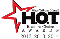 Waco Tribune Herald HOT Readers Choice Awards 2012, 2013, 2014 - Logo